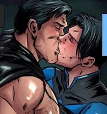 Batman says that hairspray, lipstick, and perfume all worn by the same person will kill them because the joker has poisoned them, yet vicki vale. Magnus L Alexander Batman Nightwing Passion From Batboys By Phausto And Noxphire Just A Tiny Sample Of The Sheer Lust And In This Amazing Comic You Can See A
