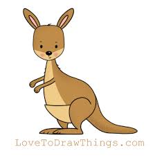 Cat face images stock photos vectors shutterstock. Love To Draw Things How To Draw A Cute Kangaroo In 6 Steps