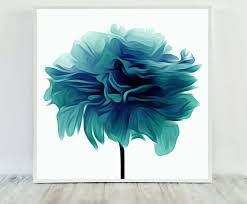 $7.00 coupon applied at checkout. Teal Flower Print Abstract Teal Print Flower Print Teal Printable Wall Art Teal Abstract Flower Teal Printab Teal Wall Art Flower Wall Art Teal Wall Decor