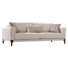 Suare 2 Seater Velvet Sofa Ivory Sofa Velvet Sofa Family Room