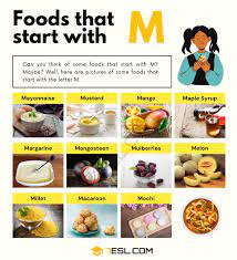 Have you ever sat down determined to cook a recipe, only to come across one or two mystery cooking terms or words that stops you cold in . Food That Starts With M 11 Foods That Start With M With Fun Facts 7esl