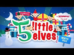 Five Little Elves Jumping On The Sleigh Song Christmas Songs For Kids 5 Little Elves Christmas Songs For Kids Christmas Kindergarten Christmas School