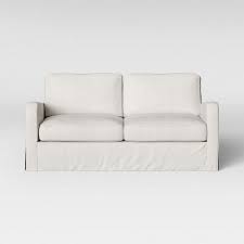 71 Salisbury Slip Cover Sofa Beige Threshold Slipcovered Sofa Beige Sofa Slipcovers