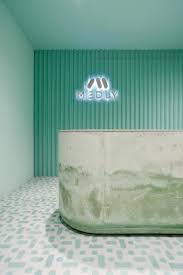 Detail Ciment Teint Dans La Masse Restaurant Design Wartezimmer Und Innenarchitektur