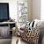 Living Room Animal Print Pillows