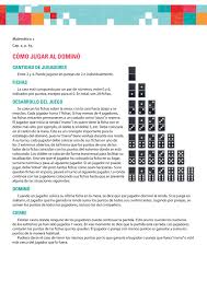 Reglas y trucos ganadores del juego online de los dados. Reglas Del Domino Matematica 2 By Editorial Aces Issuu