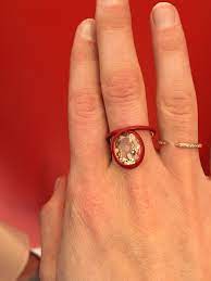 Red Enamel Diamond Ring Taffin Jewelry Design Inspiration Jewelry Design Jewels