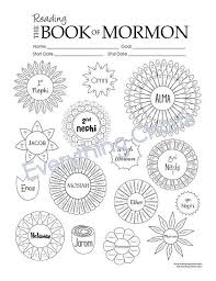 Book Of Mormon Reading Chart Pdf File Printable
