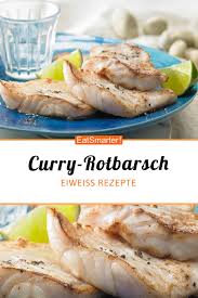 Curry Rotbarsch Rezept Rezepte Lebensmittel Essen Rotbarsch
