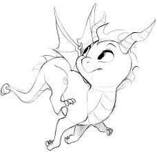 Spyro Doodle By Kiwiboob Deviantart Com On Deviantart Dragon Images Art Drawings
