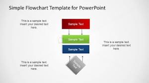 Vertical Powerpoint Flowchart Diagram Slidemodel