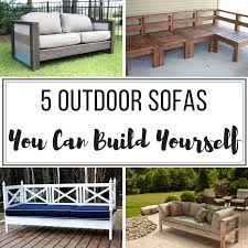 The world's most durable and comfortable sofas. 5 Diy Outdoor Sofas To Build For Your Deck Or Patio The Handyman S Daughter