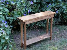 Rustic Console Table Extra Narrow 36 Inch Sofa By Dunneswoods With Images Rustic Console Tables Rustic Consoles Foyer Table