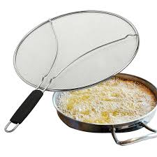 Maybe you would like to learn more about one of these? Frying Pan Splash Guard Stainless Steel Splatter Screen Mesh Protector Supplies Cooking Utensils Uniforce Home Garden