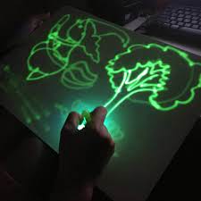 Draw With Light Fun And Developing Toy Drawing Pad Gifts For Kids Drawing Board