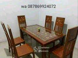 Maybe you would like to learn more about one of these? Gratis Ongkir Meja Makan Minimalis 6 Kursi Kayu Jati Ukiran Jepara Mebel 809979331