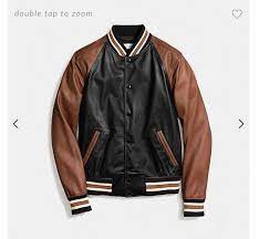 Ss17 Coach Leather Varsity Jacket Orig 1100 Ebay Leather Varsity Jackets Varsity Jacket Jackets