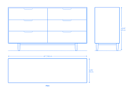 Enjoy free shipping on most stuff, even big stuff. Raleigh Wide Dresser Dimensions Drawings Dimensions Com