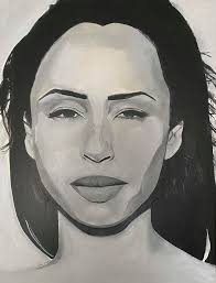 Your love is King and I am your Queen" ♠️♥️ #acrylicsoncanvas I used to  draw Sade as a teenager and after 30+ years (of not drawing at all) I  started painting and