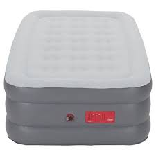 Coleman Guestrest 18 Double High Air Mattress With Built In Pump Gray Twin Size Air Mattress Air Bed Coleman