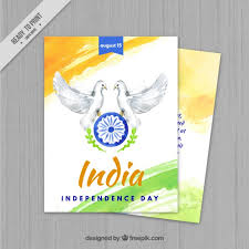 Once your benefits are deposited into your account, you can begin using them with your independence card. Watercolor India Independence Day With Doves Card Nohat Free For Designer