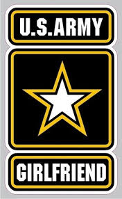 ar 2151 army girlfriend military vinyl bumper sticker car window decal 3x5 ebay us army logo army veteran vinyl bumper stickers