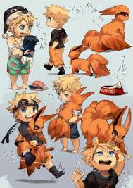 Naruto Kyuubi Kurama Bijuu Nine Tails Cute Different Ages Time Lapse Naruto Naruto Shippuden Anime Naruto Anime Naruto