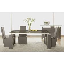 A traditional wooden table is beautiful too, but there is something about the modern charm of a glass unit. Star International 44 Tiffany Crackle Glass Dining Table Dining Table Dining Room Sets Contemporary Dining Table