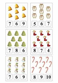 Nesne Rakam Kids Preschool Learning Christmas Teaching Kindergarten Math Worksheets