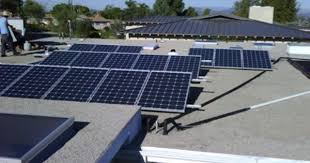 3 92 Kw Flat Roof Tilt Mounted Solar Panel System By Solare Energy Solar Dach