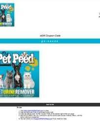 We have four aging dogs. 20 Egift Card My Pet Peed Pet Urine Remover