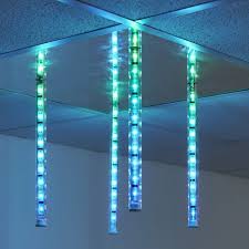 Suspended ceilings lend themselves to a variety of lighting solutions: Bright Sparks Stalactites Sensory Ceiling Tile