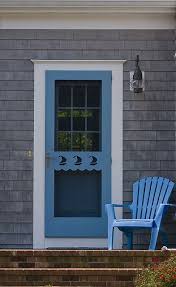 Wood screen doors are the best way to keep bugs out, let breeze in and add a charming feature to your front or back porch. Pin On Front Doors Entrances