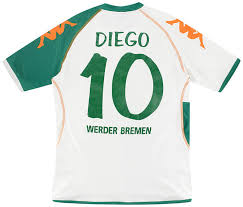 Kappa junge kinder trikot jersey gr.164 sv werder bremen citibank 07/08, 55950. 2007 08 Werder Bremen Third Shirt Diego 10 Good L Classic Retro Vintage Football Shirts