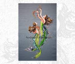 Cross Stitch Mermaids Of The Deep Blue Craft Passion