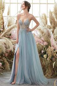 Light Blue Beading Tulle Prom Dress In 2021 Trendy Prom Dresses Stunning Prom Dresses Prom Dresses Blue