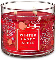 Great For Bath Body Works 3 Wick Scented Candle In Winter Candy Apple Candle Womens Winter Cloth Winter Candy Apple Bath Body Works Candles Bath And Body Works