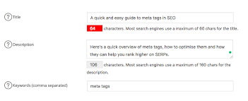 A Quick And Easy Guide To Meta Tags In Seo Search Optimization Search Engine Seo