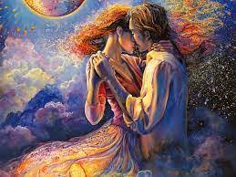 According to feng shui, electronics in the bedroom make the space about things like watching tv, doing work and the way this artwork conceals the tv is just right. 27 Feng Shui Tips To Attract Love And Improve Romance