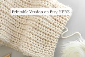 For the knit stitch, the needle with the cast on stitches should be in the left hand. Big Knit Scarf Pattern Mama In A Stitch