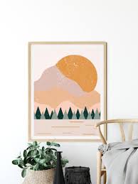 Yeah, it's not a cute look. 70s Decor Retro Decor Vintage Mountain Poster 70s Wall Etsy Boho Living Room Decor Boho Room Decor Boho Wall Decor