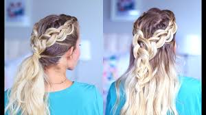 2 In 1 Day To Night Dutch Braids Cute Girls Hairstyles Youtube