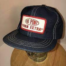 Vintage Dupont Tovan Extra Usa Denim 70s 80s Trucker Hat Cap Snapback Patch Rare Ebay Trucker Hat Hats Flat Bill Hats