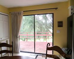 A good idea for homeowners deciding on a treatment for glass doors is to look into motorized shades. Sliding Glass Door Curtain Ideas Sliding Doors