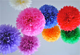 Group tissue paper flowers together in an arrangement, and add leaves for an instant bloom of happiness! 24 Colors Avilable Giant Tissue Paper Flowers Ball Garland Decoration 18inch 45cm 5piece Lot Diy Paper Pom Poms Party Ball Solid Party Ball Dressesball Joint Adapter Set Aliexpress
