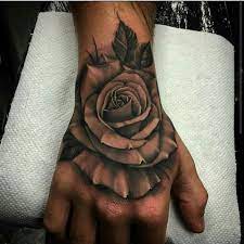 7.8 badass hand tattoos for men. Rose Men Tattoo Hand Novocom Top
