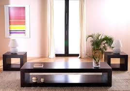 Meja Minimalist Modern Living Room Table Sets Centre Table Living Room Wooden Sofa Set Designs
