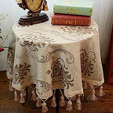 Decorative Waterproof Tablecloths Home Decor Home European Round Table Tablecloth Fabric Round Table Cloth Tablecloth Fabric Table Cloth Waterproof Tablecloth