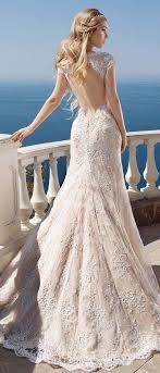 Elegant Lace Mermaid Wedding Dress Sweep Train Bride Dress Sold By Handmade Dress On Sto In 2020 Lace Mermaid Wedding Dress Lace Beach Wedding Dress Beach Wedding Gown