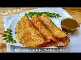 Navratri Special Chilla Recipe Is A Easy And Tasty Recipe This Is A Light Snack And It Gets Ready In Food Recipes In Hindi Indian Food Recipes Navratri Recipes